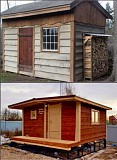 Доска осина обрезная, н/о для бани